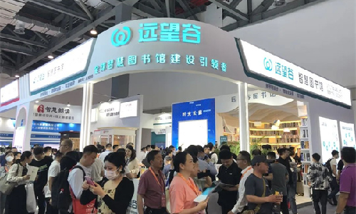 银河网上集团开放式无感借阅通道惊艳亮相第81届中国教育装备展，引爆